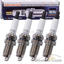4x BERU ZÜNDKERZE Z272 FÜR SEAT IBIZA SKODA FABIA VW GOLF 5 6 POLO 9N 6R 1.4 1.6
