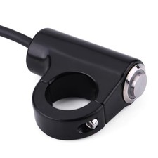 Motorcycle Light Switch, ON/Off Motorcycle Handlebar Switch with LED Light,