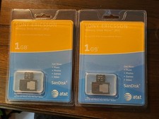 SANDISK 1 GB Memory Stick Micro M2 with Adapter for Ericsson or Sony, Pack of 2