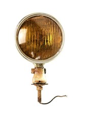 Vintage Chrome Pm-405 Amber Glass Fog Light Bumper Driving Lamp 4.25 Lens Vintage Chrome Pm-405 Amber Glass Fog Light Bumper Driving Lamp 4.25 Lens
