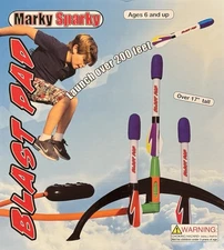 MARKY SPARKY BLAST PAD LAUNCHES OVER 200 FEET AGES 6+ SUPER FUN!!