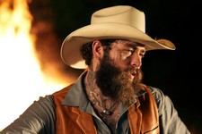 Post Malone Cowboy Hat Tattoos Beard Portrait Music Celebrity Photo Reprint