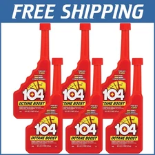 Octane Boost Fuel Enhancer - Cleans Injectors, Reduces Knocks and Pings, 6 Pack
