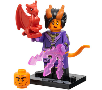 LEGO Collectable Minifigures - coldnd-3 - Tieflingszauberin - aus 71047