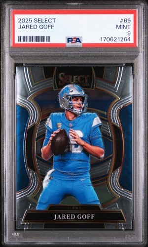 2025 PANINI SELECT #69 JARED GOFF PSA 9