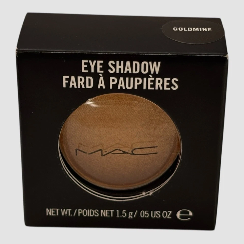 MAC Eye Shadow Powder Single, GOLDMINE (frost) 0.05oz / 1.5g Full Size Free S&H - Image 4 of 4