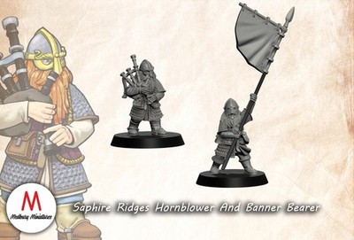 Zwerge Dwarf tabletop 28mm fantasy hobbit Mittelerde Medbury Miniatures