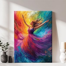 POSTER Abstract Canvas Wall Art Framed Modern Home Decor