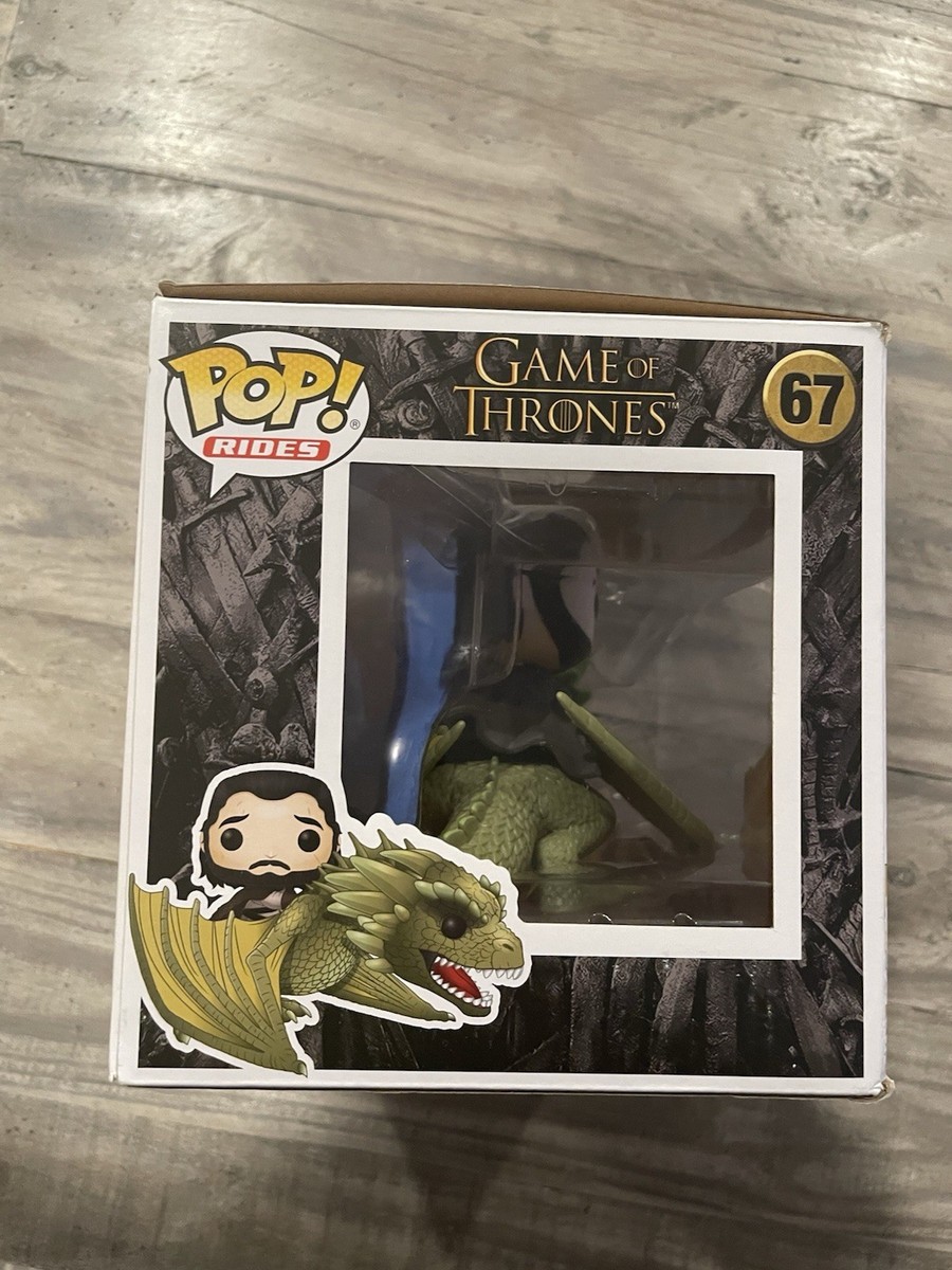 アメコミ Funko POP! Rides Jon Snow & Rhaegal 67 Funko Pop! Rides: Game of Thrones - Jon Snow w/Rhaegal #67