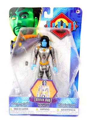 Irwin Toys Reboot Glitch Bob Actionfigur 2001 versiegelt