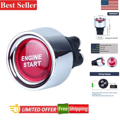 Universal 12V Racing Push Start Ignition Switch -  Engine Start Button