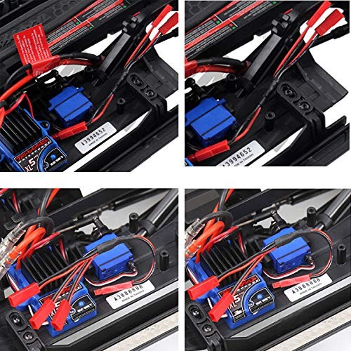 JST Plug Splitter Y Cable JST Male Female Adapter for Traxxas TRX-4 RC Car 6PCS