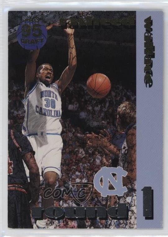 1995 Collect-A-Card Pro Draft Rasheed Wallace #24 Rookie RC 2b6