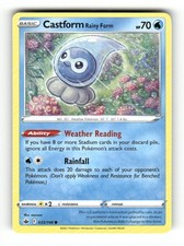 castform rainy form pokemon card value Sword & Shield Chilling Reign ignore all Energy in this Pokmons attack costs Castform Rainy Form #33 Prices