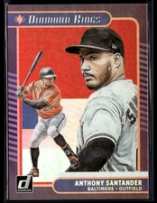 2021 Donruss #4 Anthony Santander Holo Red Baseball Card 2002S