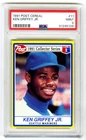 KEN GRIFFEY JR (POP 100) 1991 POST CEREAL PSA-9 MINT MLB 3RD YR BASEBALL CARD#11