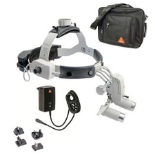 HEINE ML4 LED HeadLight Set with HRP binocular loupes, mPack UNPLUGGED, case