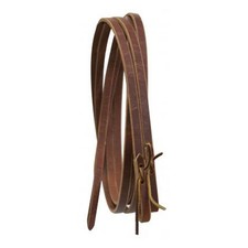 DZIELONE WODZE 5/8" x 8' Skórzane wodze z końcami pętli wodnej MADE IN USA!
