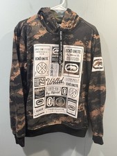 Mens ecko unltd Hoodie Pullover Camo Size Small Multicolor
