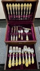 Golden Crown Baroque by Gorham Sterling Silver Flatware Set 79 pieces
