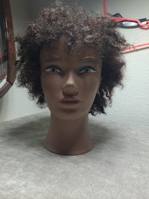 Pivot Point Mannequin Cosmetology Amber- 100% Human Hair.