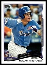 Nolan Arenado 2014 Topps #275 Colorado Rockies FREE SHIPPING AutographDen
