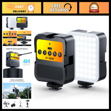 LED Video Light with 3200K-5600K Color Temperature, CRI95, Rechargeable, 3 Cold