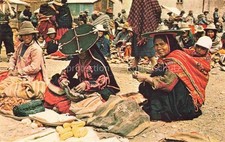 Cuzco Peru Escena tipica de mercado Market sc...