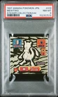 1997 AMADA POKEMON JAPANESE STICKER COLLECTION KAI #410 MEWTWO PSA 8