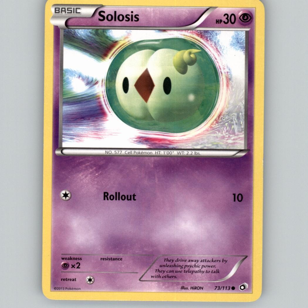 Solosis (73) 73/113 Common Legendary Treasures Pokemon Near Mint