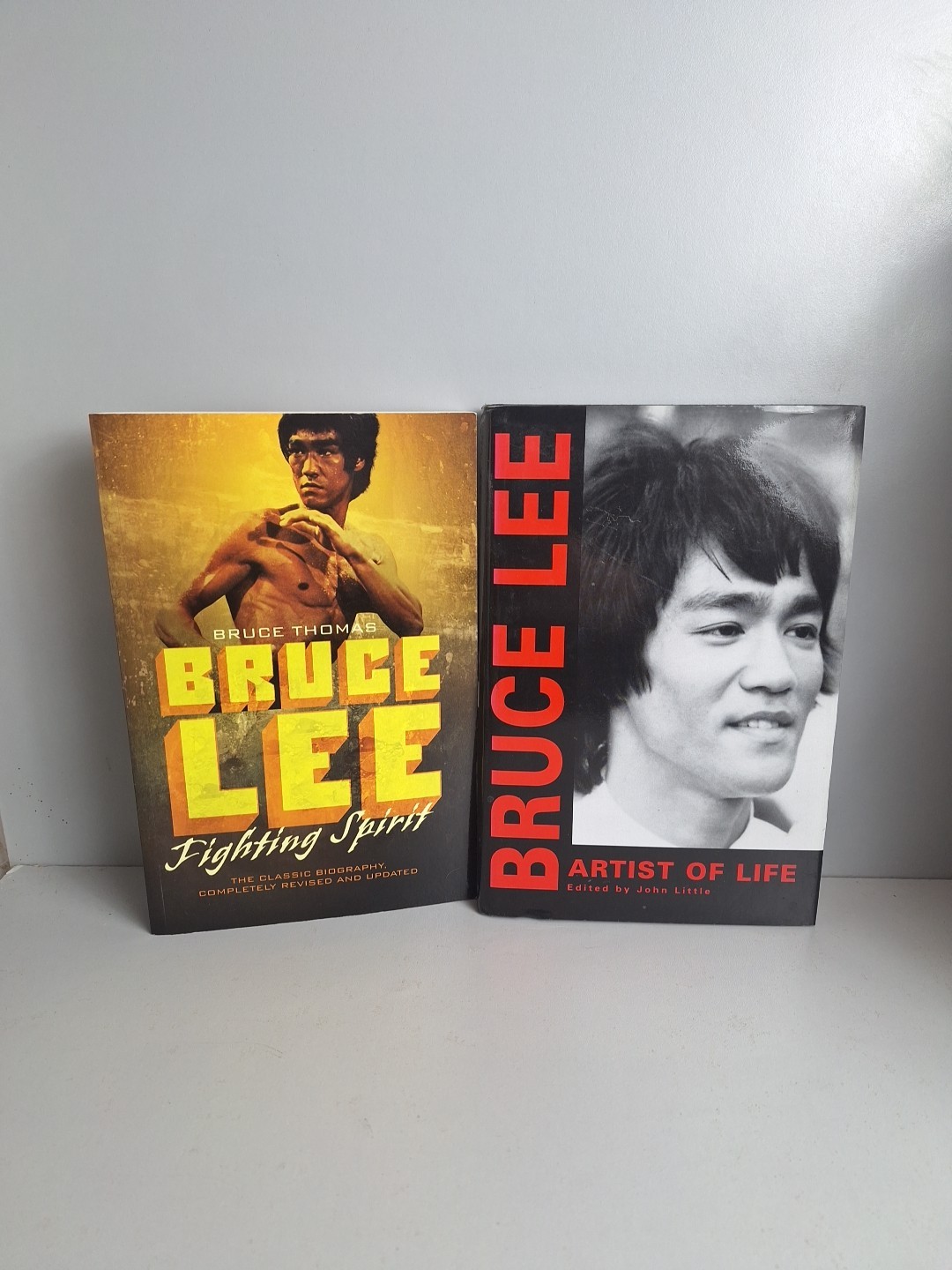 Bruce Lee - Artist of Life  John Little 1999 & Fighting Spirit Book Bundle