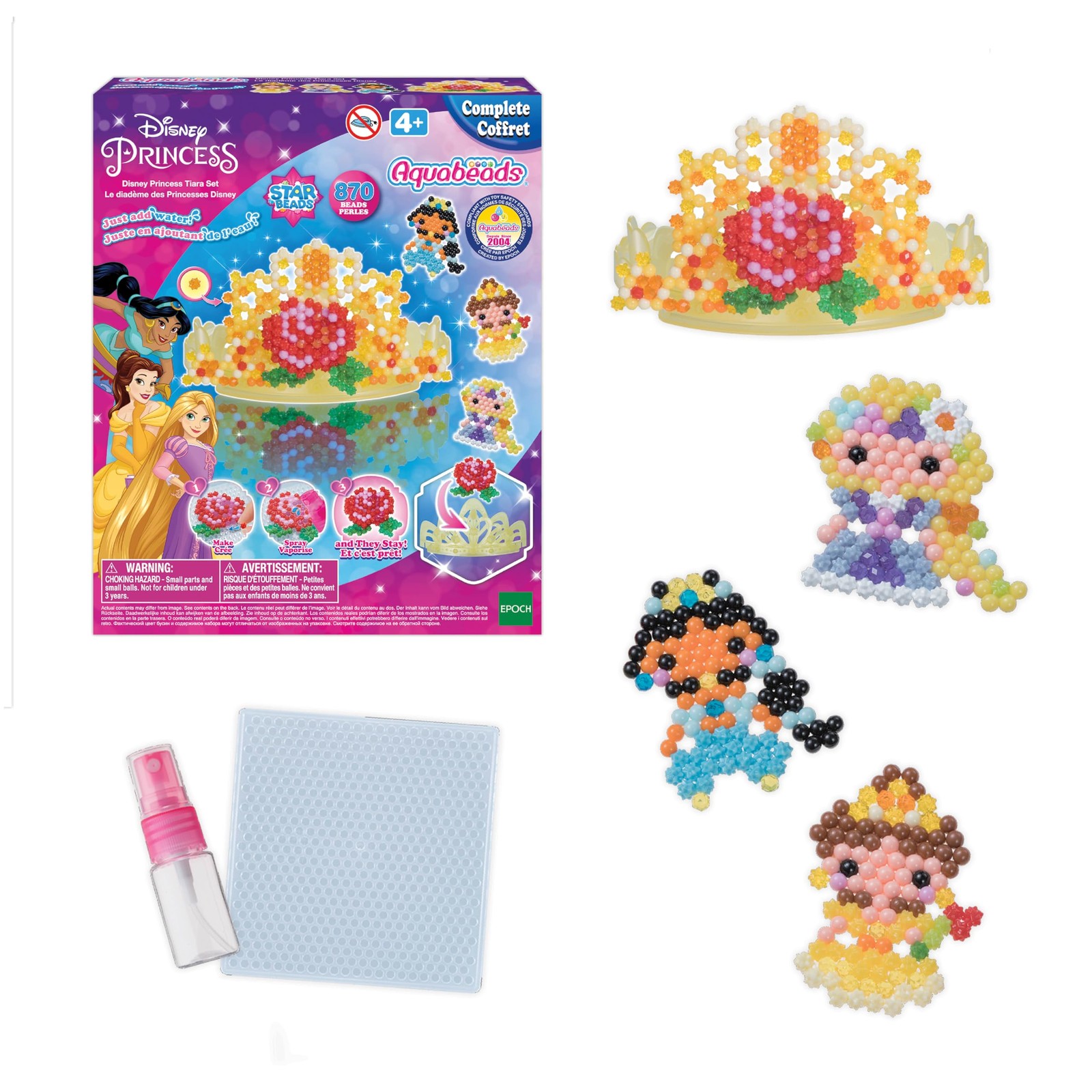 Kit diadème Princesses Disney d'activités manuelles et loisirs créatifs pour enfant