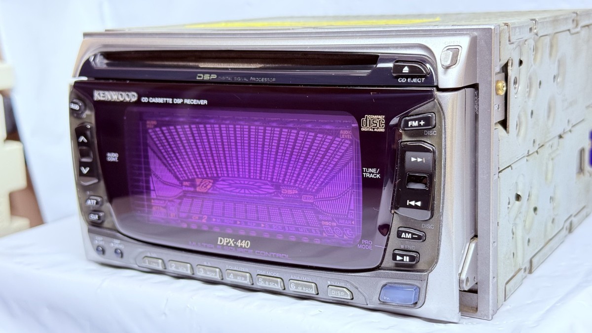 Kenwood DPX-440 2DIN CD Cassette Car Stereo Receiver JDM Japan