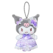 Sanrio Kuromi Mascot Bag Charm Fairytale Marchen Party Plush Keychain Dress