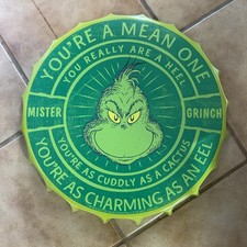 Grinch Metal Sign