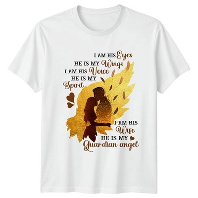 Memorial Guardian Angel T-Shirt - I AM HIS Eyes, He Is My Wings