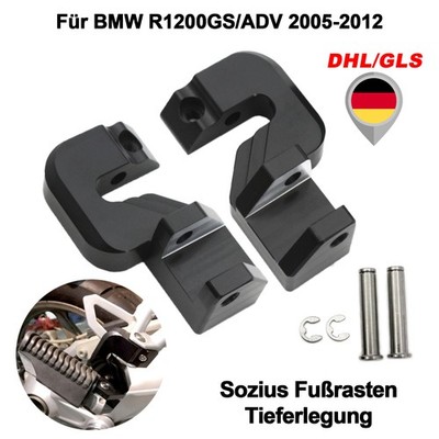 Sozius Fußrasten Tieferlegung Für BMW R1200GS 05-2013 Rear Footrest Lowering Kit