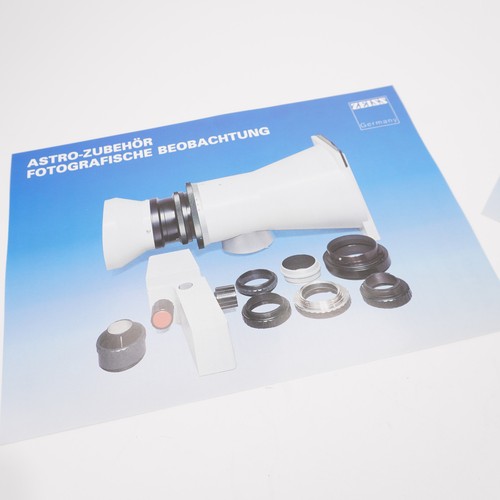 Carl Zeiss Jena Teleskop Prospekt Set SELTEN telescope Telementor #1957 D8 - Picture 15 of 21