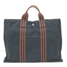 Used Hermes Four Toe Mm Tote Bag Navy B