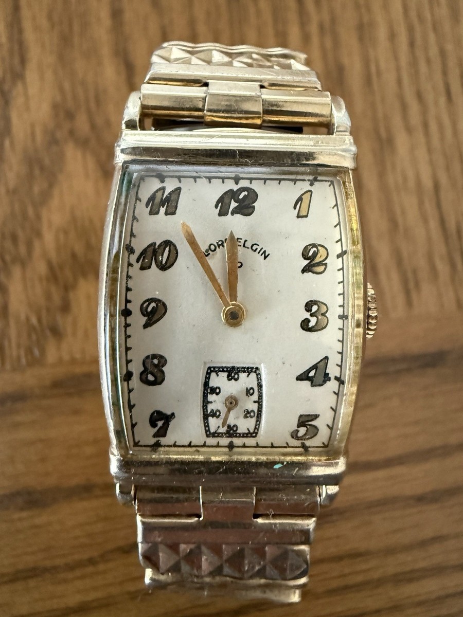 Vintage Lord Elgin Watch 14K Gold filled Cal:559 21 jewels For