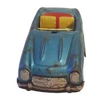 Vtg SSS INT JAPAN TINY GIANT MERCEDES 300SL TIN FRICTION TOY CAR
