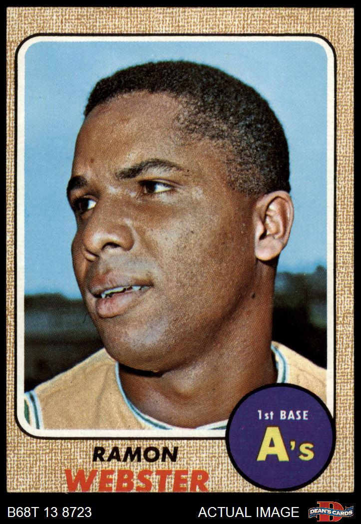 1968 Topps #164 Ramon Webster Athletics 3 - VG