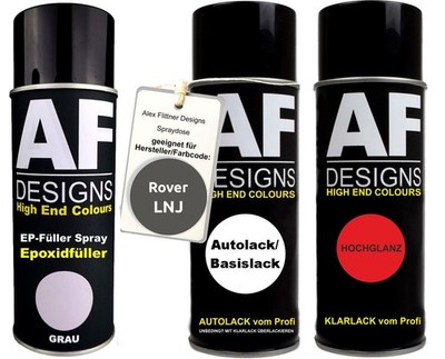 Epoxid Spraydose Set für Rover LNJ Strata Metallic Spraydose EP Grundierung Klar