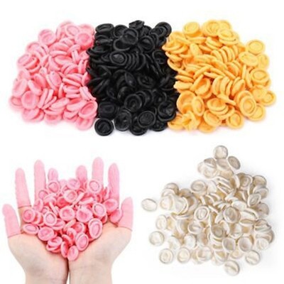 Tragbare und langlebige Gummihandschuhe 100 Stück Fingerwiegen für den industriellen Einsatz