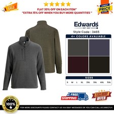 Edwards Garments 3465 Men's Long Sleeve Sweater Knit Jacket