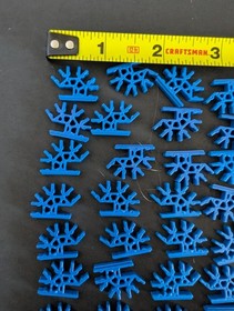 K'NEX CONNECTORS Mix Lot 406 Bulk Standard Replacement Parts, Red, Black,  Knex