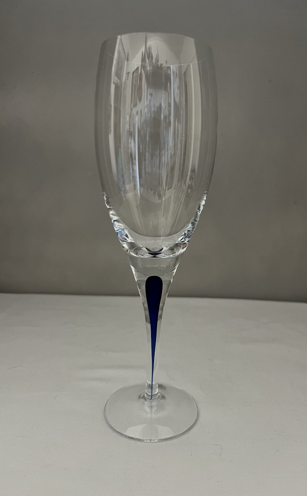 Orrefors Intermezzo Blue Wine Glass 8.75
