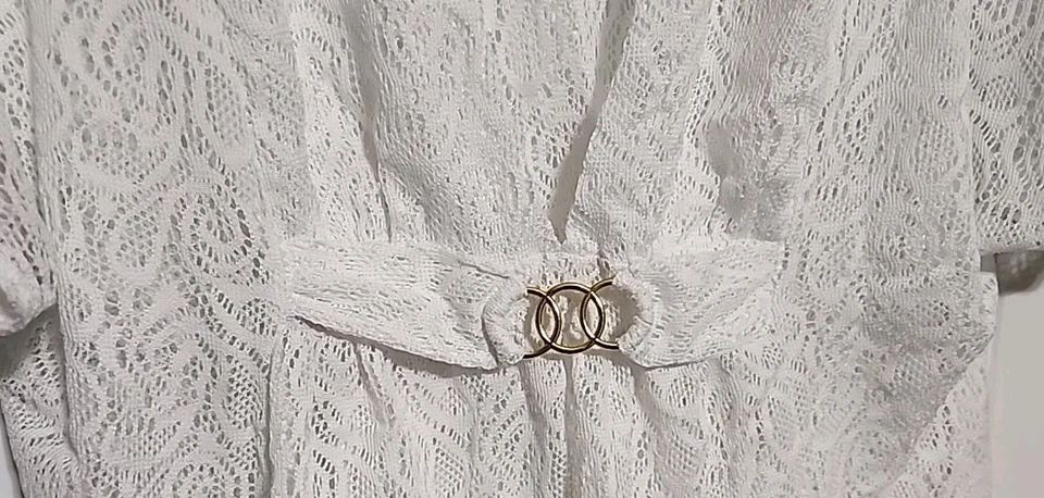 Funda de traje de baño Jaclyn Smith blanca XL Foto 3 de 4