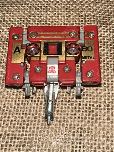 Vtg 1988 Transformers G1 Autobot Grand Slam  Mini Cassettes LOOK!