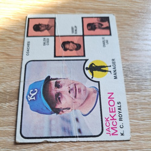 Royals Field Leaders #593 1973 Topps card